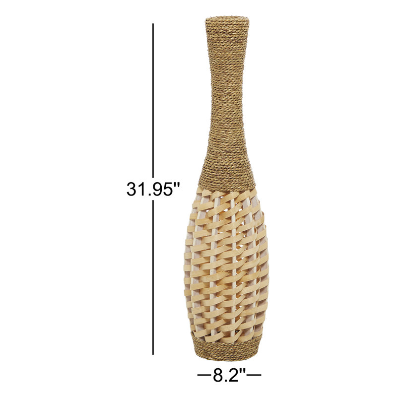 Raylenet Handmade Table Vase, 31.95" H x 8.2" W x 8.2" D