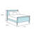 Dubin Low Profile Sleigh Standard Bed,bed frame,platform bed Clearance between Floor & Rail: 10"-28217400-28217404