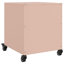 Angala 36cm W Steel Bedside Table-87684023