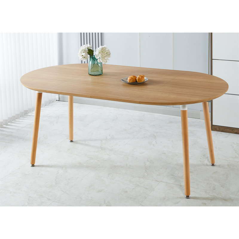 Table extensible (table basse uniquement, sans chaises), Chêne