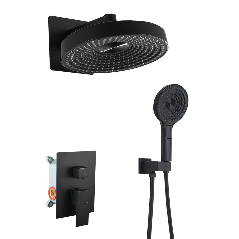 Ensemble de 2 fonctions de douche encastrée Modern Minimalist