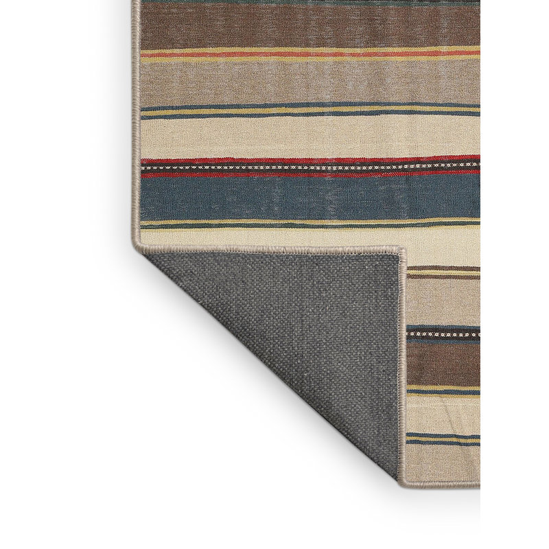Tapis beige/gris/rouge contemporain, Rectangle 6 pi x 9 pi
