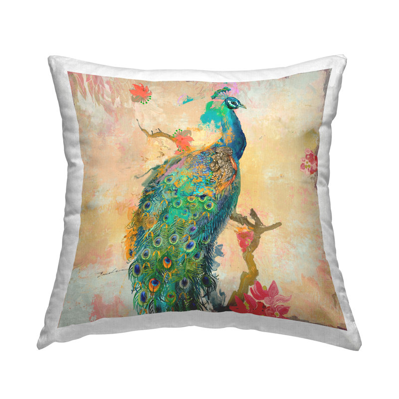 Polyester/Polyester Blend Throw Square Pillow Cover & Insert by Evelia Designs