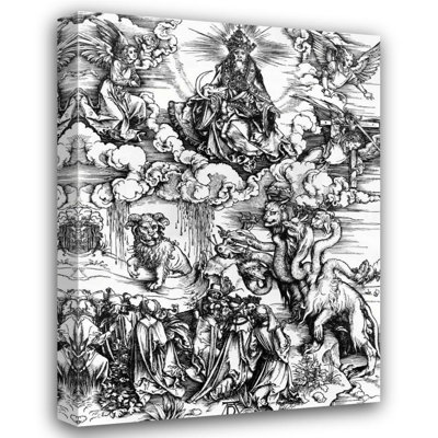 Astoria Grand Durer, Albrecht Gallery Wrapped Canvas Art Titled: The Whore of Babylon