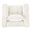 Fauteuil pivotant à dossier circulaire rembourré-7081192