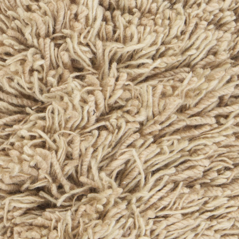 Tapis de zone brun clair tissé à la main Terrel, 5 pi x 7 pi 6 po