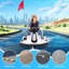 Kart électrique 24V pour enfants, voiture à 2 vitesses avec rotations à 360 °, musique, lumières, drapeaux, 5MPH, pour les enfants de 3 ans et plus