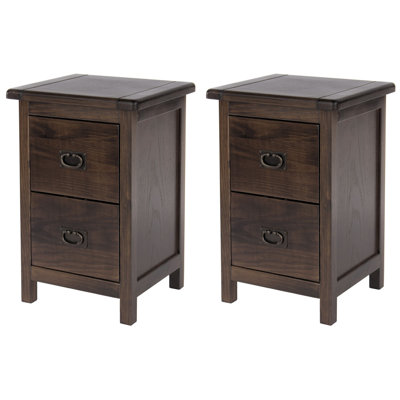 Boston 36cm W Solid Wood Bedside Table