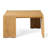 Burrell Sqaure Real Wood Veneer Coffee Table-1050422364