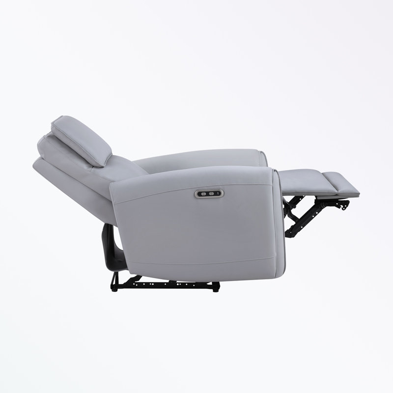 Leather Power Motion Recliner with USB port
