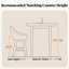  Tabourets de bar pivotants de 26 po à hauteur de comptoir avec pieds en métal, chaises pour îlot avec dossier enveloppant, similicuir - brun (ensemble de 2)-114599413-114599414