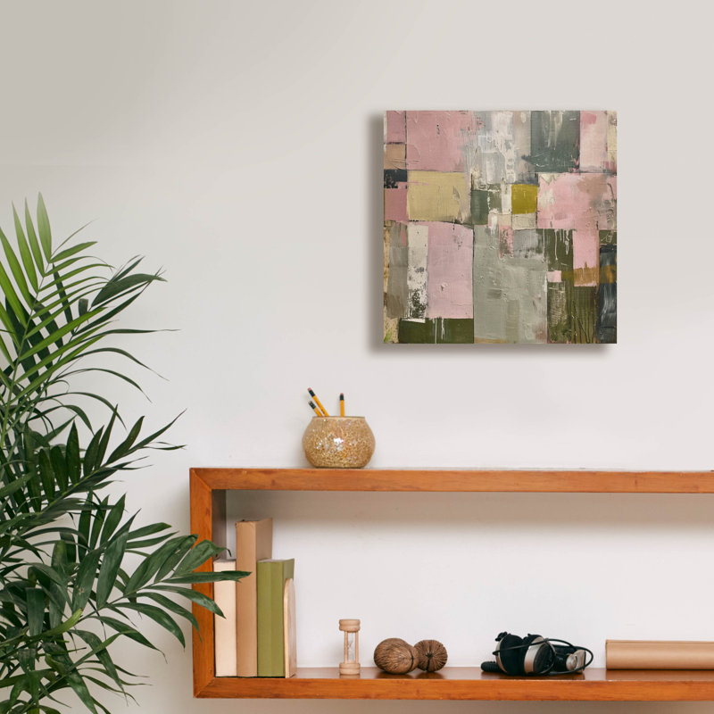 «Patchwork Of Earth» par Svetlana Aleynikova, art mural sur toile, H 12 po x l 12 po