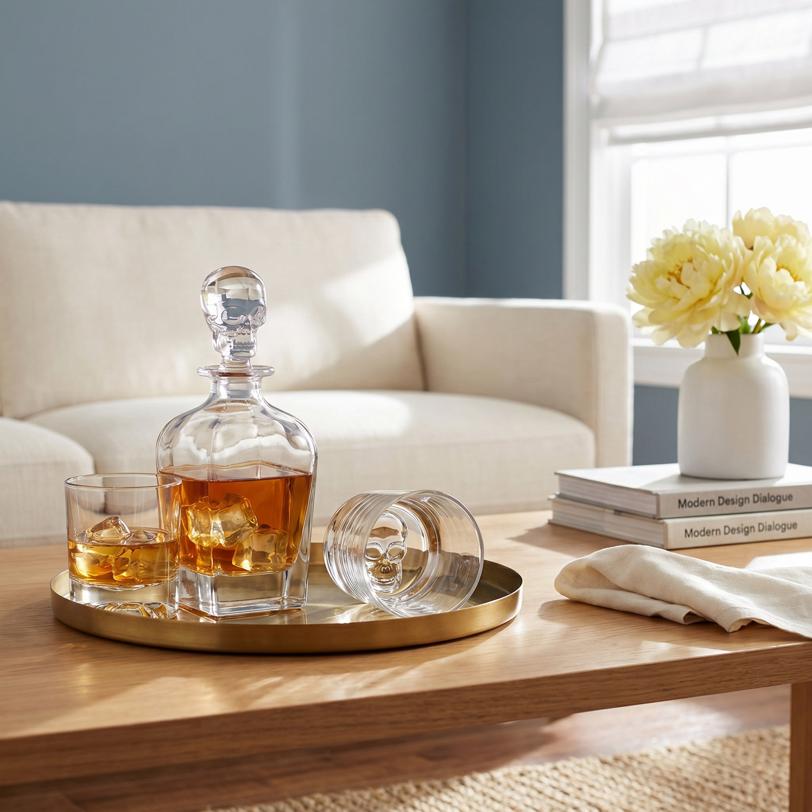 Skull Crystal Whiskey Glass