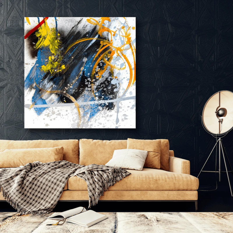 Hematite - Artist Enhanced Canvas Print, Black Framed Canvas, 30" H x 30" W x 1.75" D