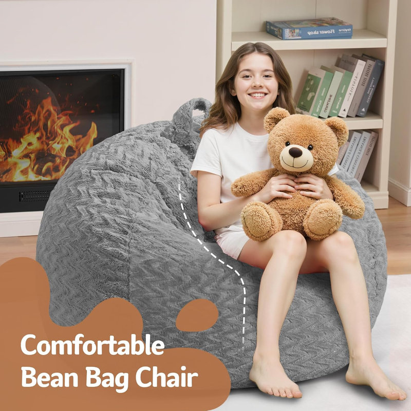 Fauteuil à billes 2FT, 2 pi, Gris