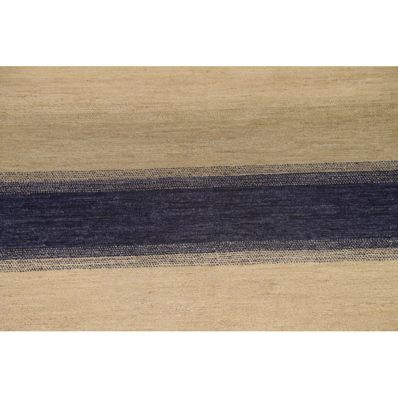 Tapis rayé Gabbeh 7 x 8