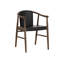ARAN DINING ARMCHAIR - ONYX LEATHER