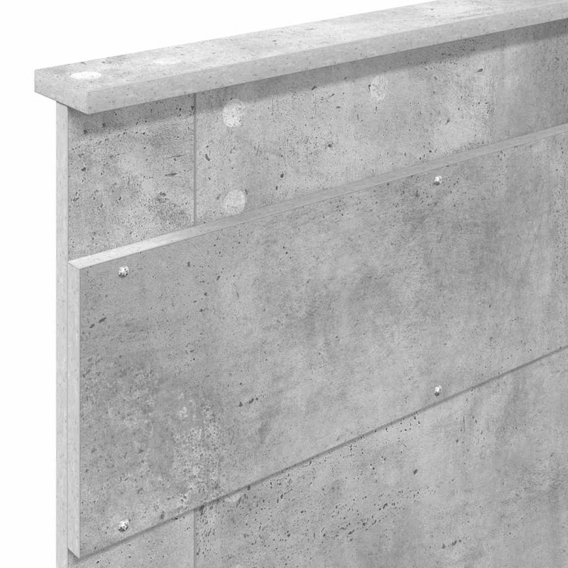 Headboard, UK Small Single - DE 75 x 190 cm, Concrete Grey