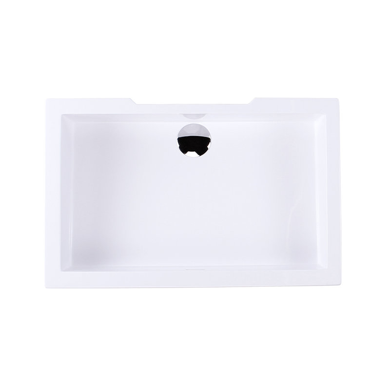 Kubista 23.62'' L Bathroom Sink, Matte White