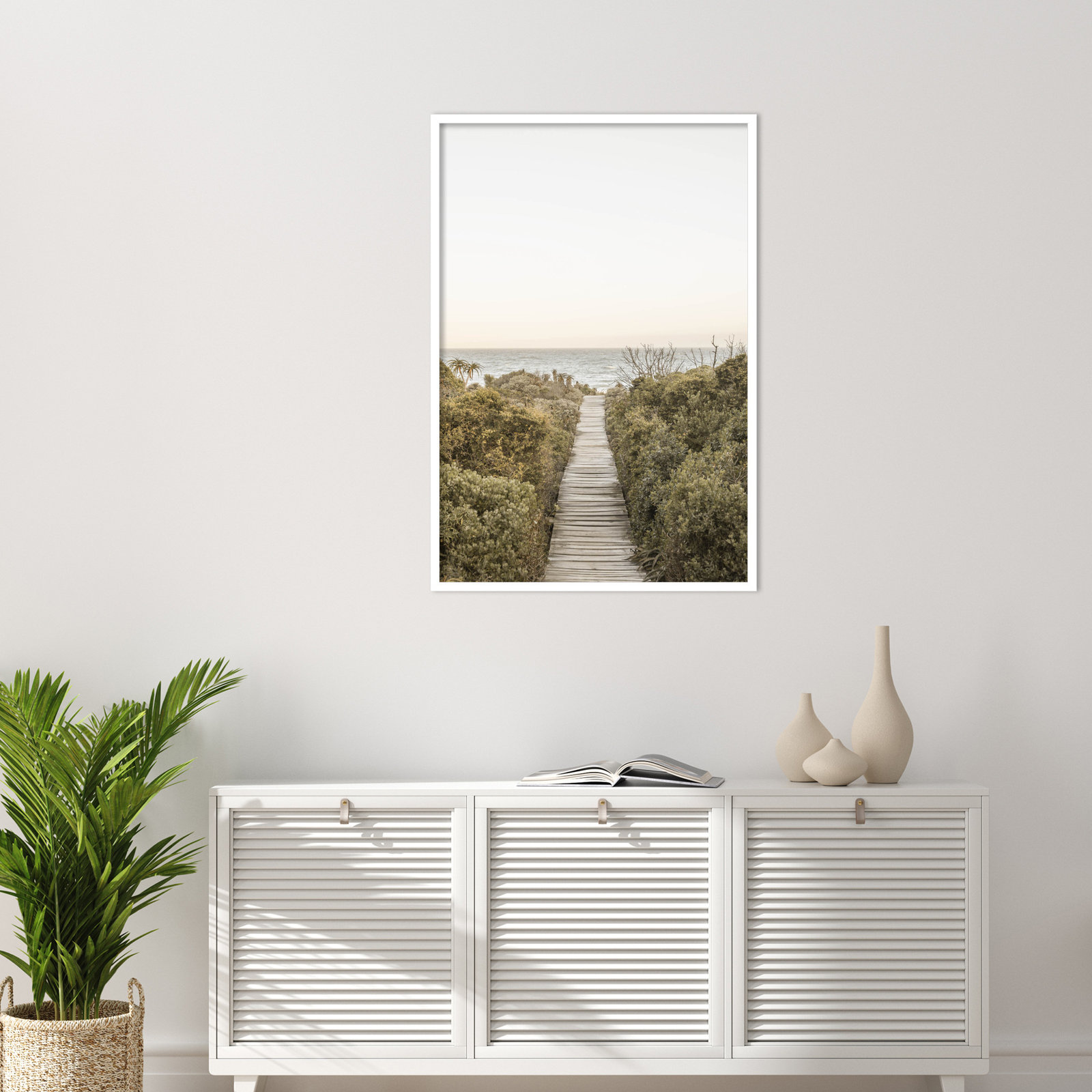 Partlow "Boardwalk" Print by Shot by Clint, White, 41" H x 28" W
