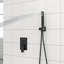 Douche à double fonctionnalité en acier inoxydable pour une salle de bain luxueuse