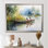 Ducks In A Little Boat On The Lake - Duck, reproduction d'art encadrée