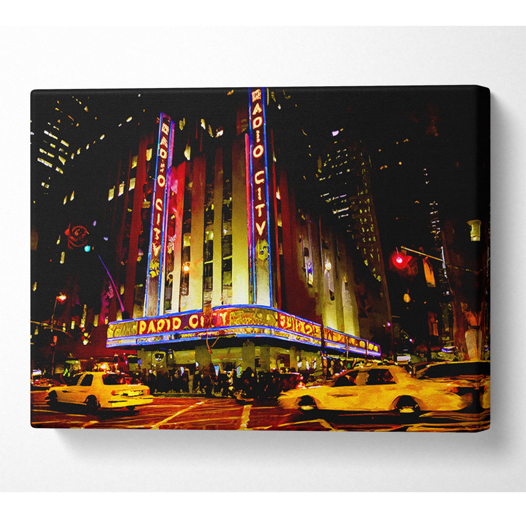 Nyc Radio City Music Hall - Kunstdrucke auf Leinwand