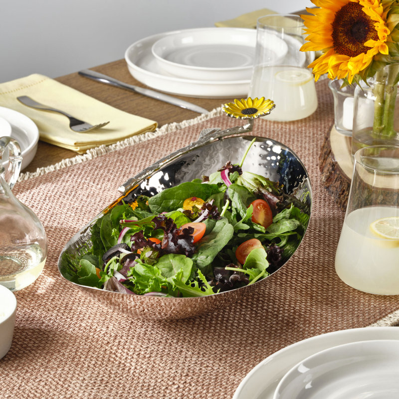 Mikasa Sunflower Stainless Steel Serving Bowl