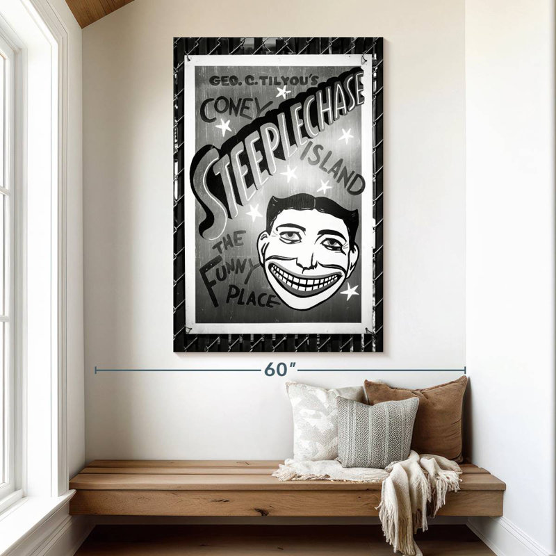 Tergel Coney Island, endroit amusant, H 51 po x l 34 po