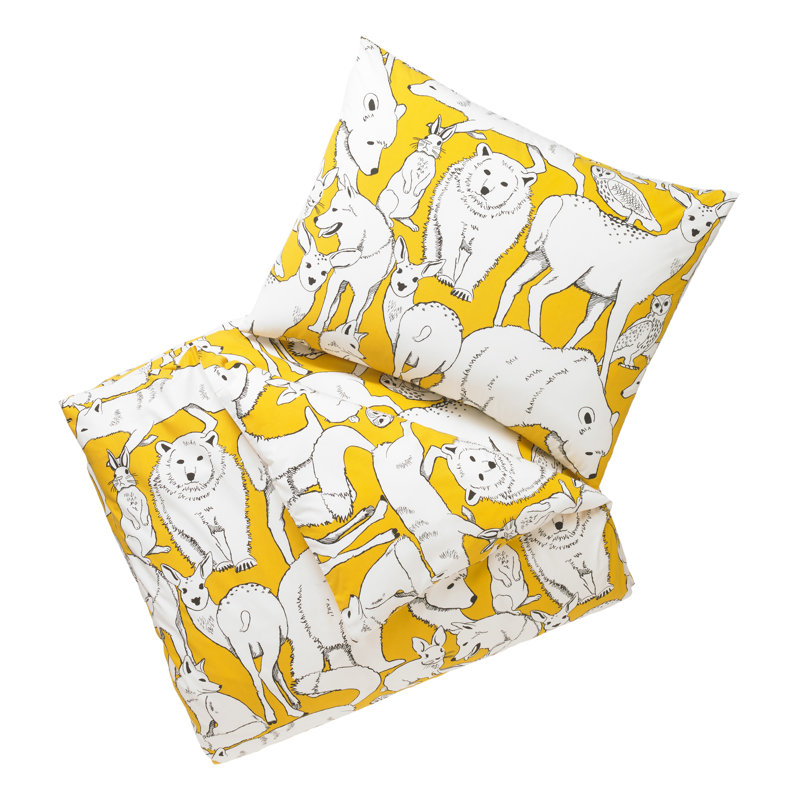 Ensemble de housse de couette citrine Amble