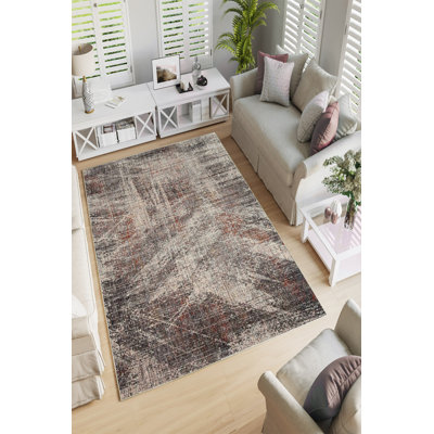 Eco-Friendly Hall Carpet, 100% Polyester, 31.5 x 59.1 inches | Antibacterial & Machine Washable, Non-Slip PVC Dot Underside | 650 g/m², 0.2 inch Pile Height | Digital Printed Design for Modern Interiors