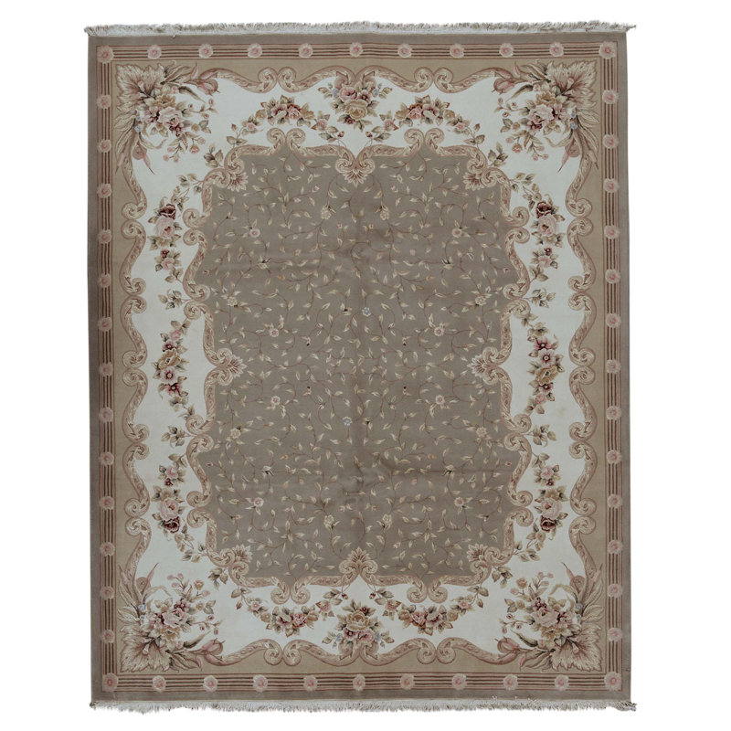 Tapis rectangulaire noué à la main