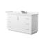 Strada 60" Freestanding Single Bathroom Vanity with Cultured Marble Top-1928861234-1928861232