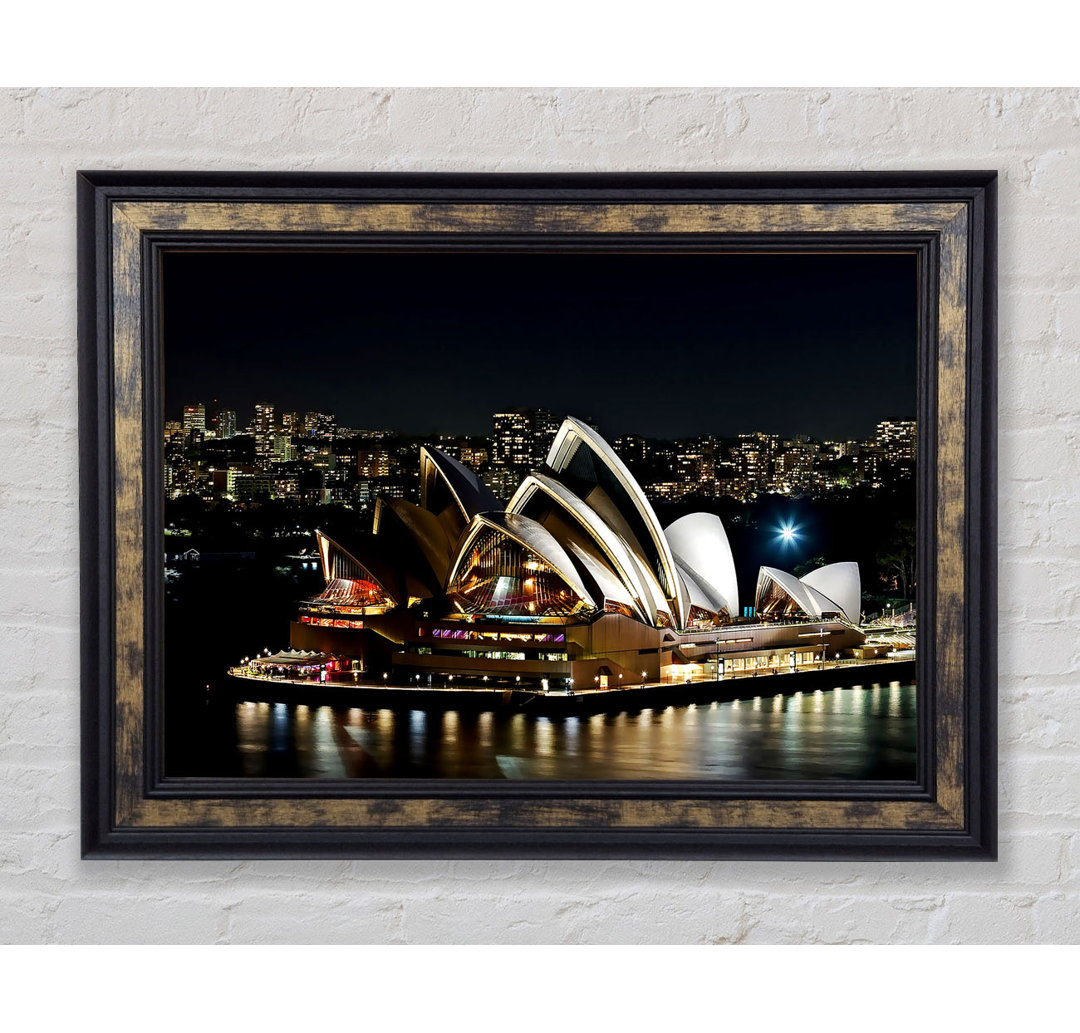 Sydney Opera House Lights - Einzelne Bilderrahmen Kunstdrucke