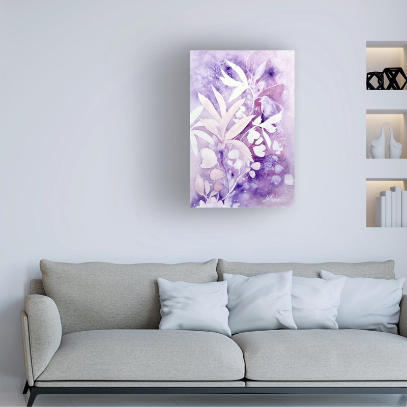 Art mural sur toile tendue - Amy Tieman «Whimsical Garden», décoration murale pour le salon, la chambre à coucher ou le bureau - 16 x 24