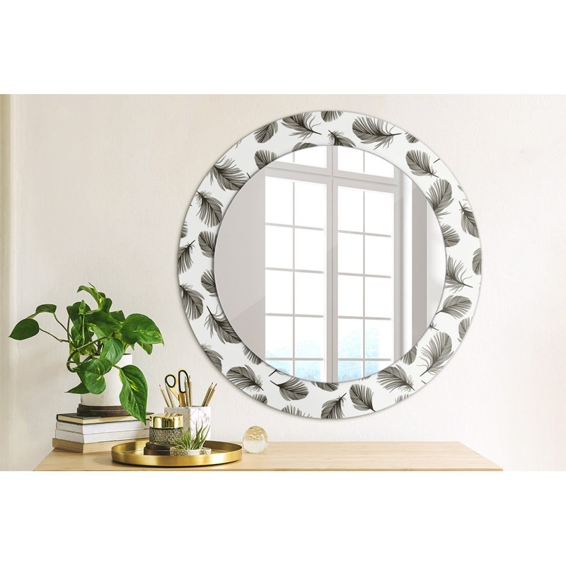 Huldar Glass Flat Wall Mirror