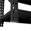 Étagère de garage réglable en métal robuste H 69 po x l 47 po x P 23,7 po, noir