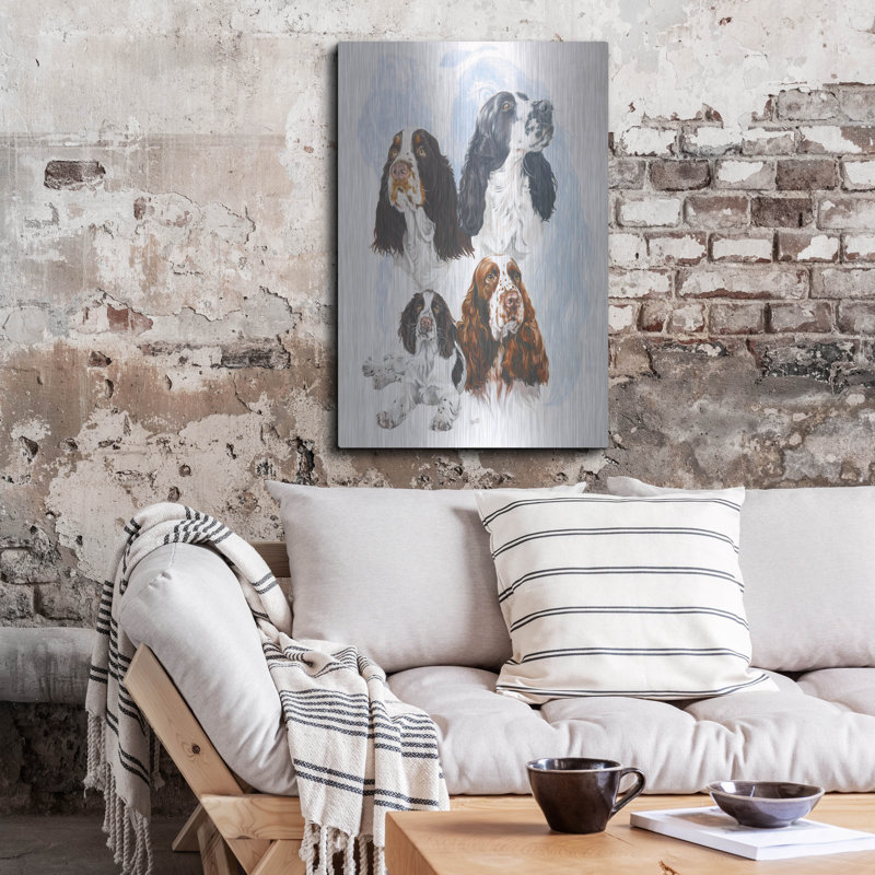 " Springer Spaniel " by Barbara Keith, 36" H x 24" W