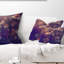 Coussin décoratif mignon avec fleur rétro et bokeh