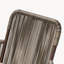 Chaise berçante confortable en rotin
