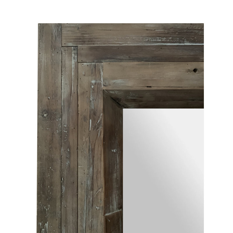 Willem Solid Wood Frame Leaning Mirror