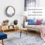 Miroir mural en bois