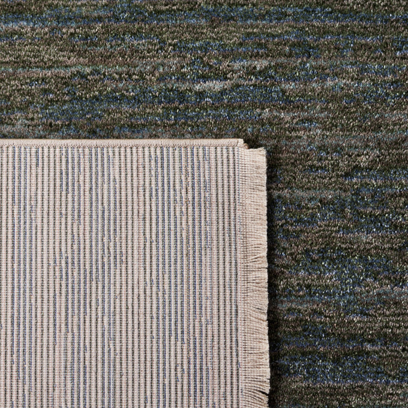 Tapis abstrait en polyester Donlon, Rectangle 5 pi 3 po x 7 pi 7 po