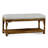 Summer Retreat Wicker Shelf Storage Bench-71425197-71425234