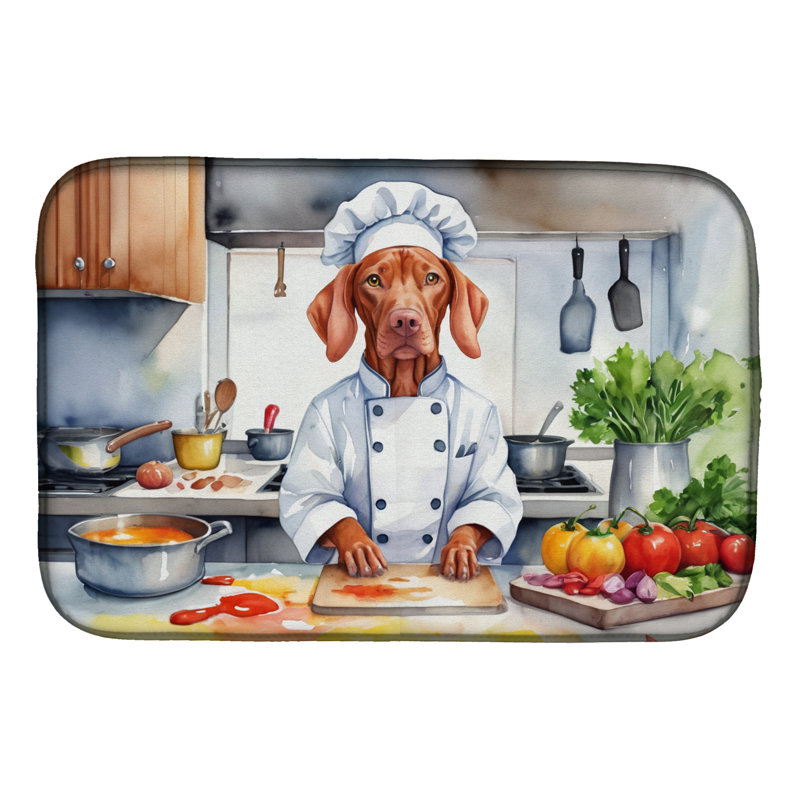 Tapis de vaisselle Vizsla The Chef