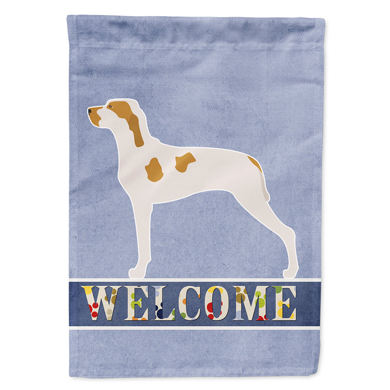 Double Sided 40'' H x 28'' W Polyester House Flag, Ariege Pointer