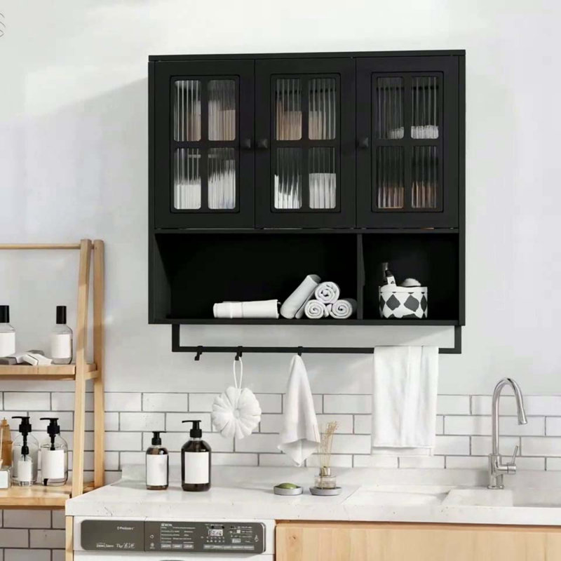 Armoire murale de salle de bain, Black
