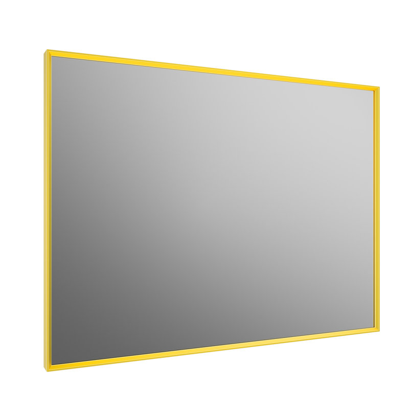 Miroir de salle de bain rectangulaire, 40 po x 30 po, Or brossé