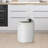 Automatic Touchless Motion Sensor Trash Can White Smart Garbage Can for Bathroom Kitchen