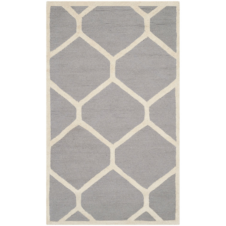 Deedgra Hand Tufted Wool Geometric Rug